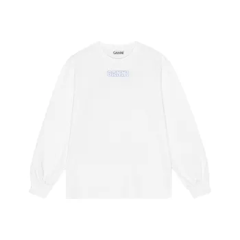 GANNI T Shirts Women's White