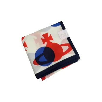 Vivienne Westwood Silk Scarves Unisex White