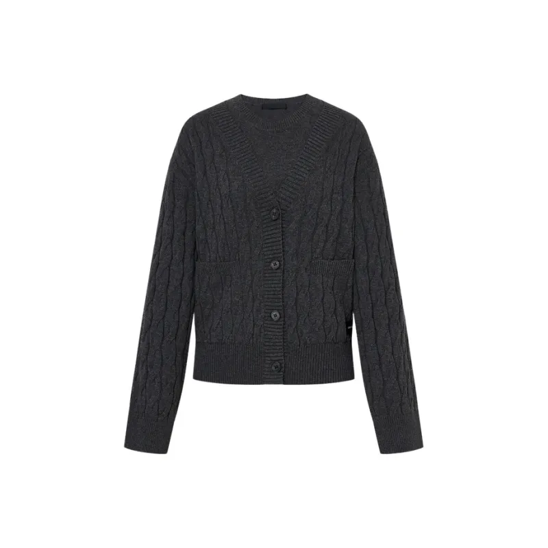 MOCO Knitwear Women's Dark Heather Gray-0