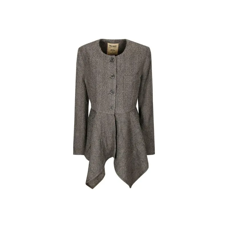 UMA WANG Koney Handkerchief Hem Jacket-0