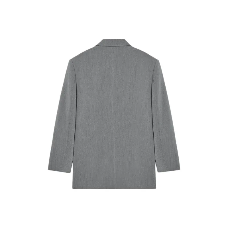 ZARA Business Suit Women's Zebra Print Gray-1