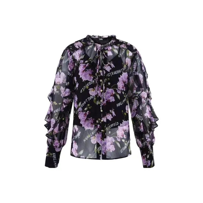 KARL LAGERFELD FW23 Shirt Women's Multicolor-0