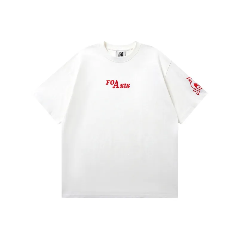 FOASIS Drop Shoulder Sleeve T Shirt Unisex-6