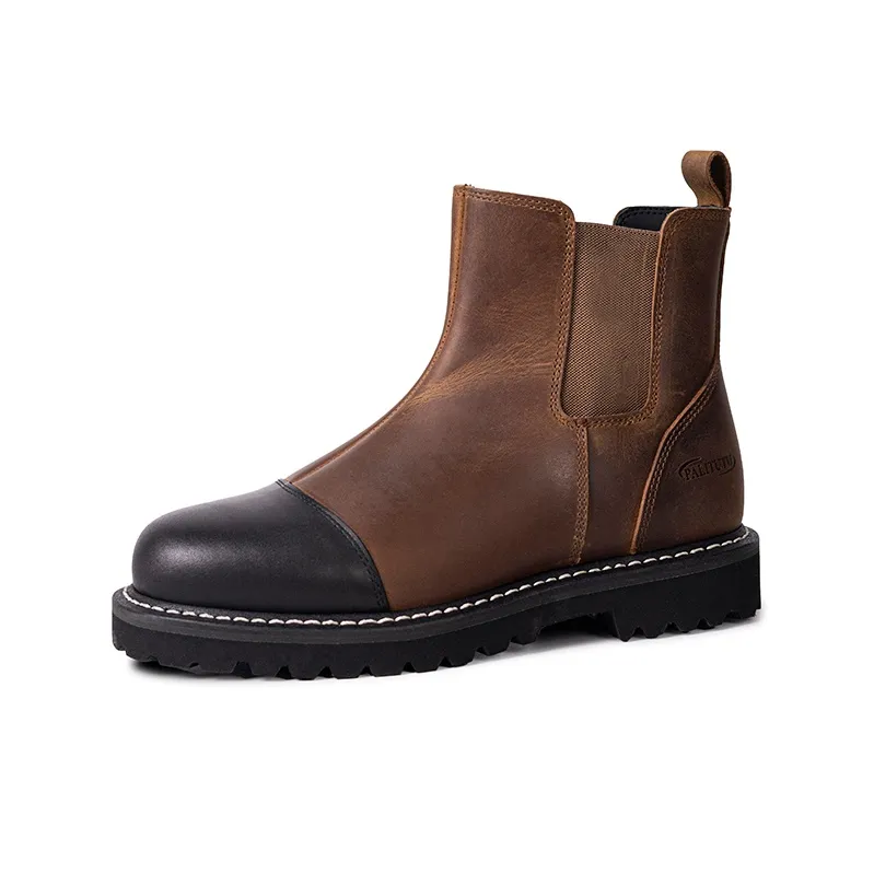 Palitutu Chelsea Boots Men's Dark Brown-1