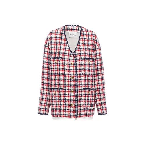 MIU MIU FW22 Jackets Coats Women's Red