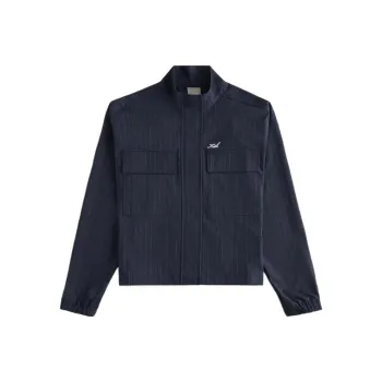 KITH Women's Harvey Pinstripe Jacket 'Pinstripe Navy'