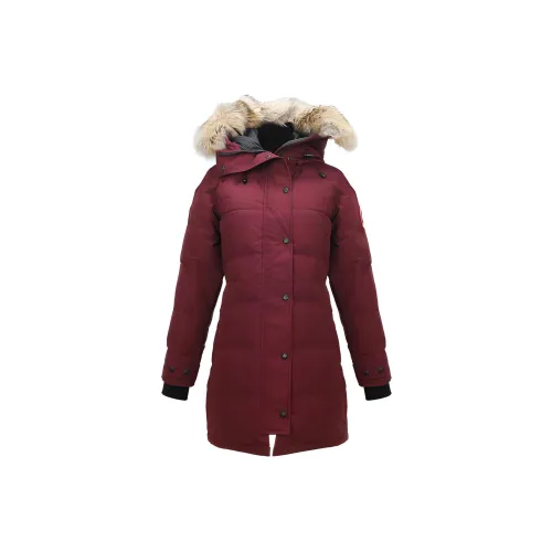 Canada Goose Down Jacket Women's Burgundy