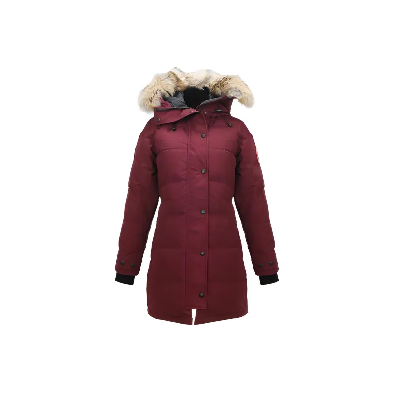Canada Goose Down Jacket Women's Burgundy-0