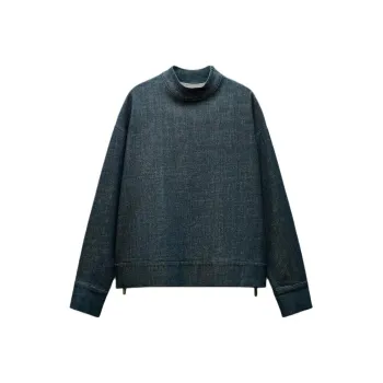 ZARA ZW Series Shirt Women's Dark Blue