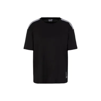 EMPORIO ARMANI EA7 T Shirt Women's Black White