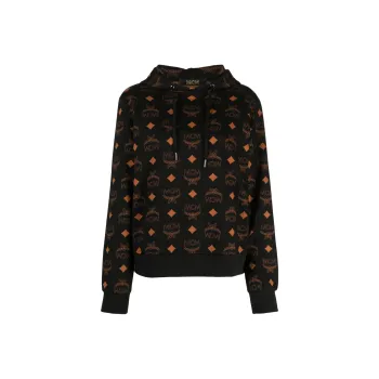 MCM Monogram Drawstring Hoodie