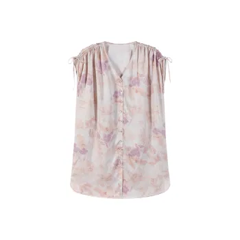 CARIEDO Shirts Women's Blended Powder
