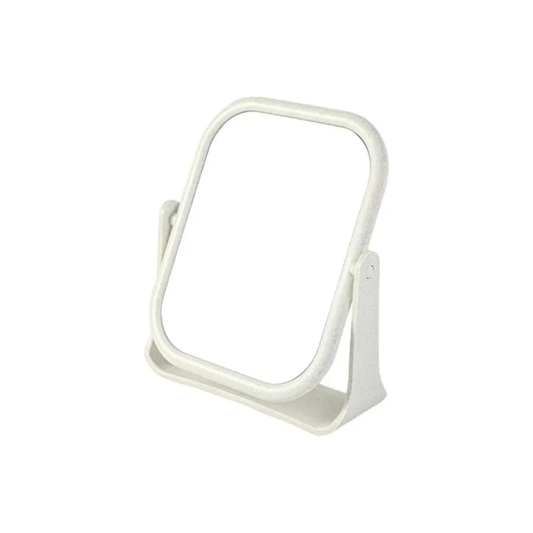 JIXUAN Double Sided Portable Make Up Mirrors Foldable Portable Desktop Upright-2