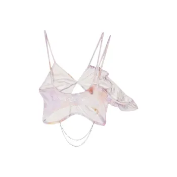 Collina Strade Lily Watercolour print Cropped Top