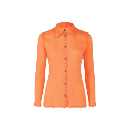 ISSEY MIYAKE Shirt Women's Jelly Orange