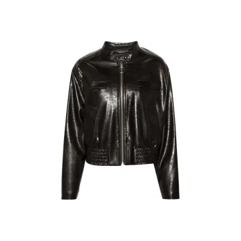 STAND STUDIO Talulla Faux-leather Biker Jacket