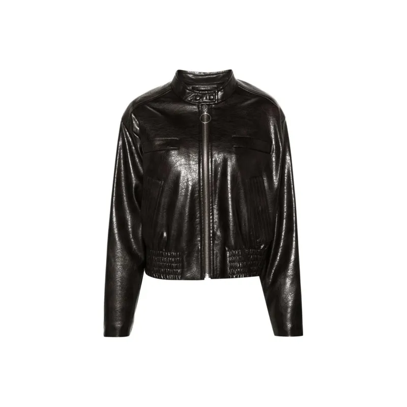 STAND STUDIO Talulla Faux-leather Biker Jacket-0