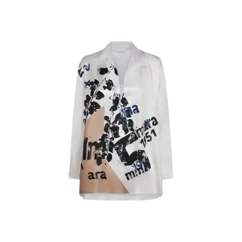 MaxMara Graphic Printed Collared Jacket