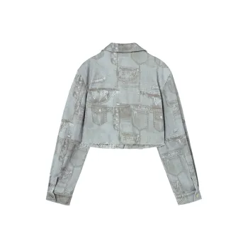 SEENFAAN Jackets Women's Blue