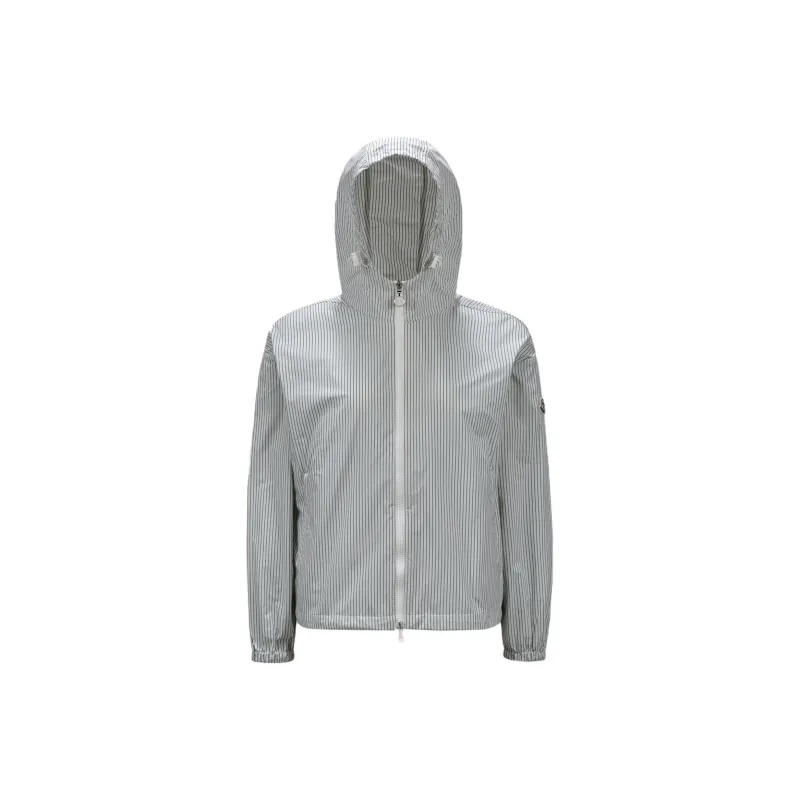 Moncler Jackets Coats Women's White/Green-0