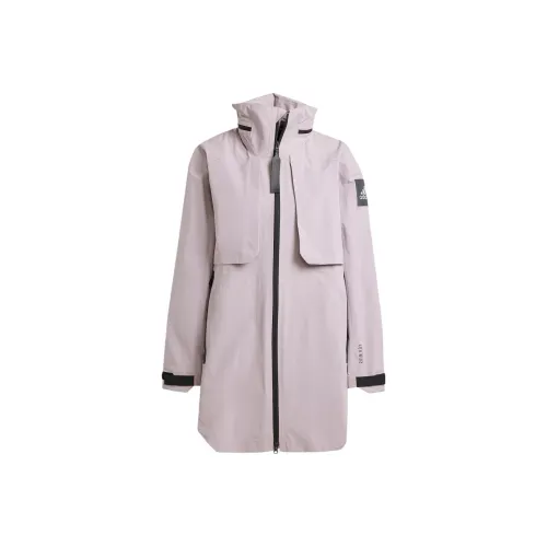Adidas Myshelter Rain.Rdy Parka Jackets Coats Women's Light Pink