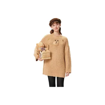 SEIFINI Knitwear Women's Light Brown Sweater