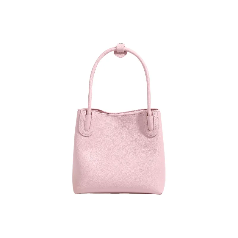 OCTSUI Synthetic Leather Tote Crossbody Handbag Regular Women's Pink-0