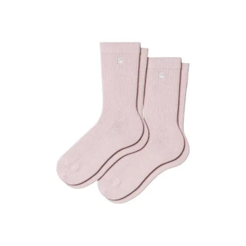 Carhartt WIP Mid Calf Socks Men's 2 Pack Pink