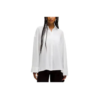 Lululemon Light Woven Oversized Shirt Women's White