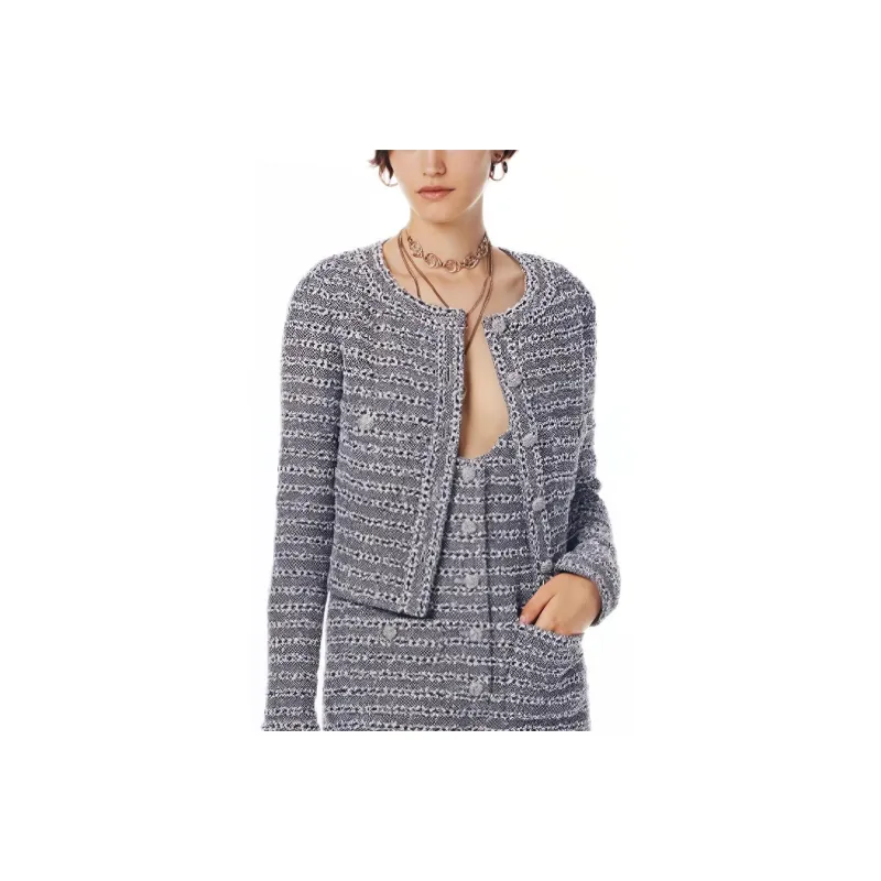 CHANEL 24 Spring Summer New Arrivals Jackets & Coats Women's Gray-0