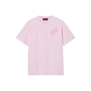 GUCCI FW25 T Shirt Men's Light Pink