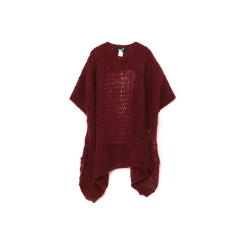 Yohji Yamamoto Ground Y FW23 Fall And Winter Collection Knitwear Women's New Year Red