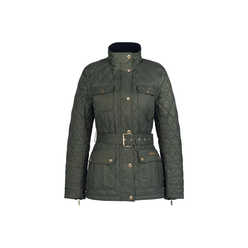 BARBOUR Country Utility Quilted Jacket Jackets Coats Women's Olive-0