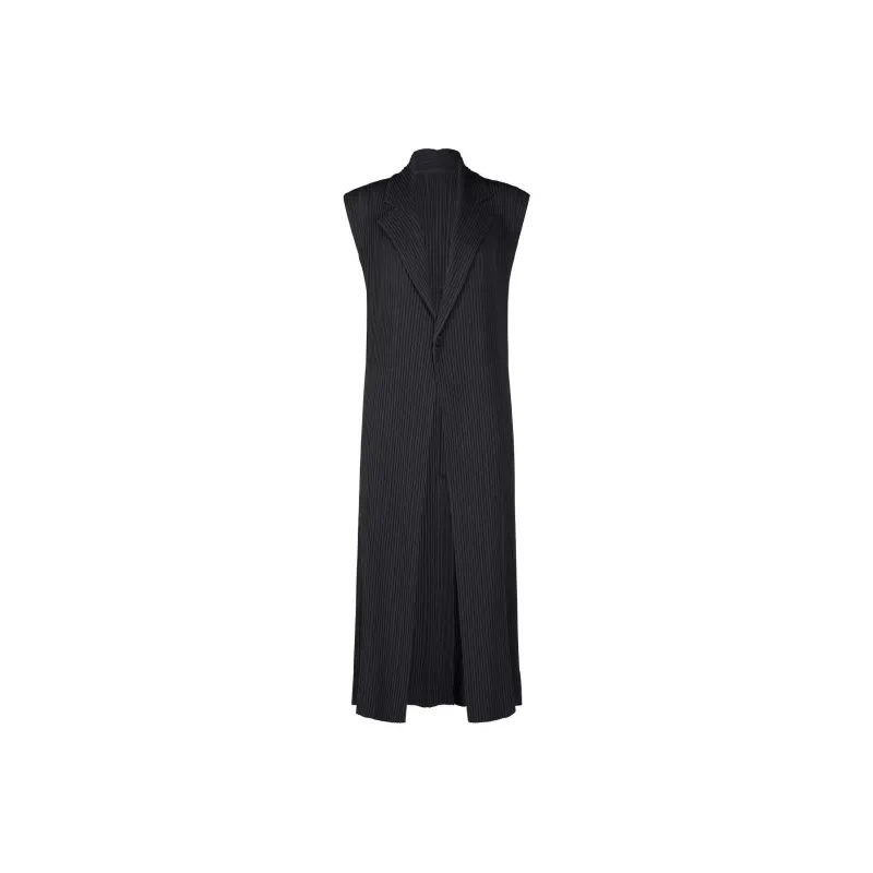 ISSEY MIYAKE Hatching Pleats Vest-0