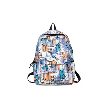 SUN EARTH &U Nylon Backpack Unisex Multicolor