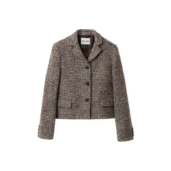 MIU MIU Jackets Coats Women's Gray