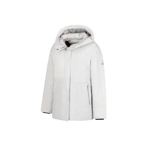 Asics Down Jackets Women's Gray