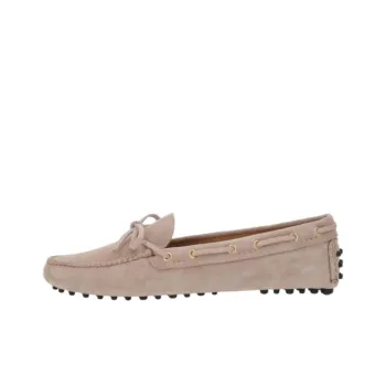 Car Shoe Gommino Loafers Women's Beige