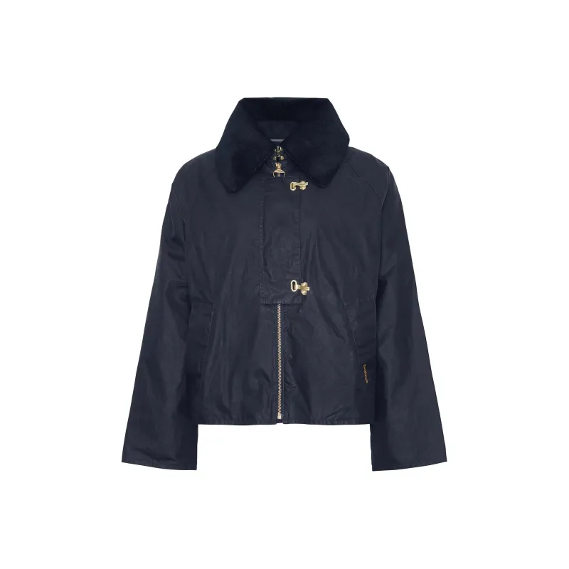 BARBOUR Drummond Waxed Jacket Jackets Coats Women's Blue-0