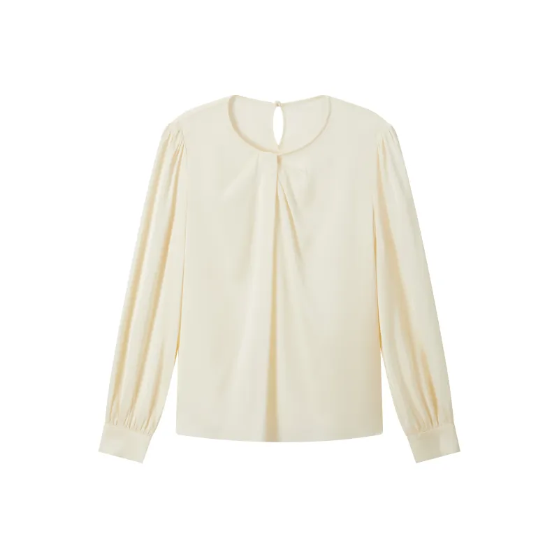 FINITY Chiffon Shirts Women's Apricot-0