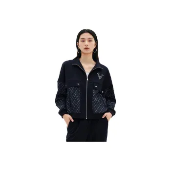 XII BASKET Jackets Coats Women's Navy Blue