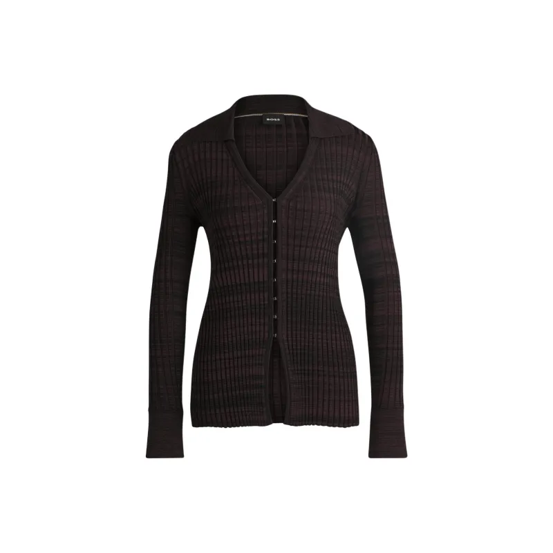 HUGO BOSS FW24 Knitwear Women's Dark Purple-0