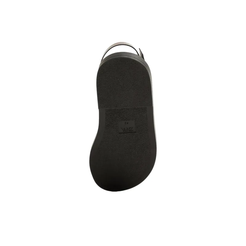 ZARA Beach Sandals Men Brown-3
