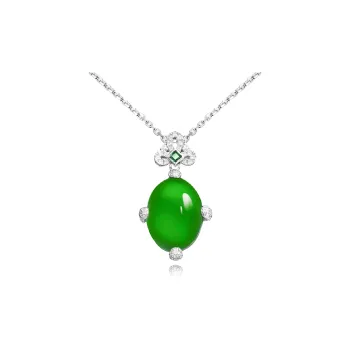 FUNNXI Natural Chalcedony Necklaces Women's