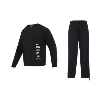 Nike Club As M Nk + Bb Crew M Casual Sportswear Unisex Black