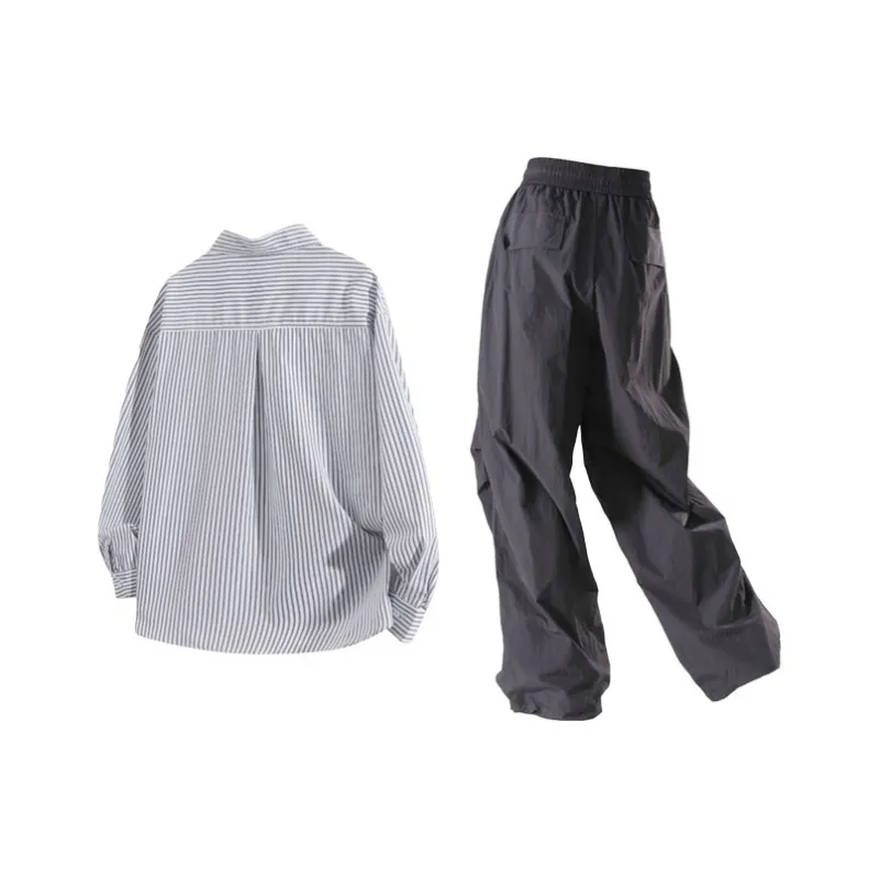 LIVINGTOWN Shirt Matching Set Unisex-5