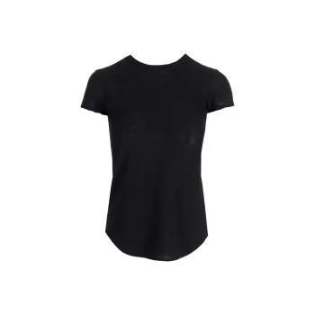 JAMES PERSE Crewneck Short Sleeved T Shirt