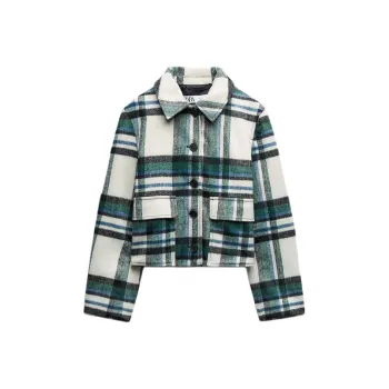 ZARA Jackets Coats Women's Green