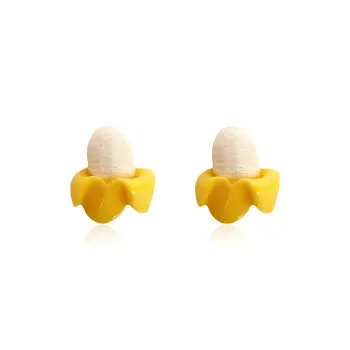 Universe Search Resin Clip On Earrings Women's