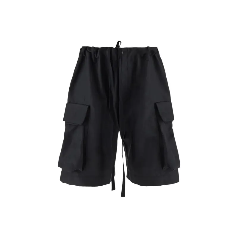 UMA WANG Drawstring waist Cargo Shorts-0